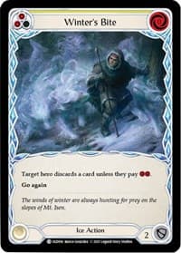 Winter's Bite (Yellow) - Blitz Deck: Tales of Aria - Oldhim - Flesh and Blood TCG card