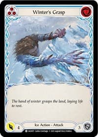 Winter's Grasp (Blue) - Blitz Deck: Tales of Aria - Oldhim - Flesh and Blood TCG card