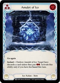 Amulet of Ice - Blitz Deck: Tales of Aria - Oldhim - Flesh and Blood TCG card