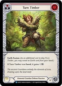 Turn Timber (Red) - Blitz Deck: Tales of Aria - Oldhim - Flesh and Blood TCG card