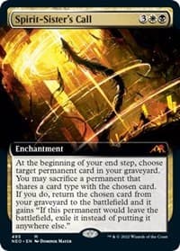 Spirit-Sister's Call (Extended Art) - Kamigawa: Neon Dynasty - Magic: The Gathering card