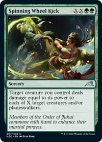 Spinning Wheel Kick - Kamigawa: Neon Dynasty - Magic: The Gathering card
