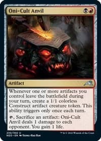 Oni-Cult Anvil - Kamigawa: Neon Dynasty - Magic: The Gathering card
