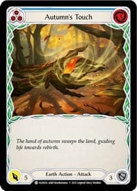 Autumn's Touch (Blue) - Blitz Deck: Tales of Aria - Oldhim - Flesh and Blood TCG card