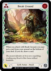 Break Ground (Blue) - Blitz Deck: Tales of Aria - Oldhim - Flesh and Blood TCG card