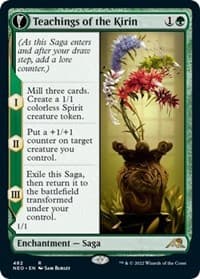 Teachings of the Kirin (Extended Art) - Kamigawa: Neon Dynasty - Magic: The Gathering card