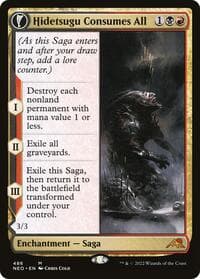 Hidetsugu Consumes All (Extended Art) - Kamigawa: Neon Dynasty - Magic: The Gathering card