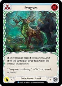 Evergreen (Blue) - Blitz Deck: Tales of Aria - Oldhim - Flesh and Blood TCG card