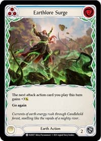 Earthlore Surge (Blue) - Blitz Deck: Tales of Aria - Oldhim - Flesh and Blood TCG card