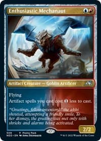 Enthusiastic Mechanaut - Promo Pack: Kamigawa: Neon Dynasty - Magic: The Gathering card