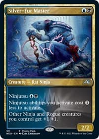 Silver-Fur Master - Promo Pack: Kamigawa: Neon Dynasty - Magic: The Gathering card