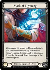Mark of Lightning - Blitz Deck: Tales of Aria - Lexi - Flesh and Blood TCG card