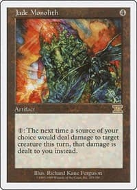 Jade Monolith - Classic Sixth Edition - Magic: The Gathering card