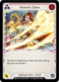 Heaven's Claws (Red) - Blitz Deck: Tales of Aria - Lexi - Flesh and Blood TCG card
