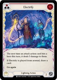 Electrify (Red) - Blitz Deck: Tales of Aria - Lexi - Flesh and Blood TCG card