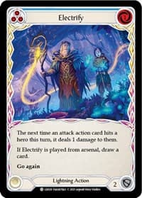 Electrify (Blue) - Blitz Deck: Tales of Aria - Lexi - Flesh and Blood TCG card