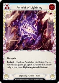 Amulet of Lightning - Blitz Deck: Tales of Aria - Lexi - Flesh and Blood TCG card