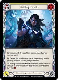 Chilling Icevein (Yellow) - Blitz Deck: Tales of Aria - Lexi - Flesh and Blood TCG card