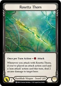 Rosetta Thorn - Blitz Deck: Tales of Aria - Briar - Flesh and Blood TCG card
