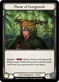 Plume of Evergrowth - Blitz Deck: Tales of Aria - Briar - Flesh and Blood TCG card