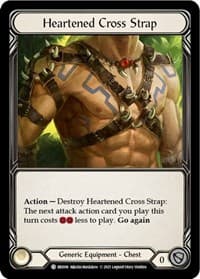 Heartened Cross Strap - Blitz Deck: Tales of Aria - Briar - Flesh and Blood TCG card