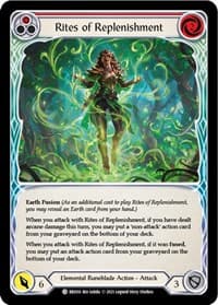 Rites of Replenishment (Red) - Blitz Deck: Tales of Aria - Briar - Flesh and Blood TCG card