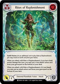 Rites of Replenishment (Blue) - Blitz Deck: Tales of Aria - Briar - Flesh and Blood TCG card