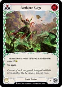 Earthlore Surge (Red) - Blitz Deck: Tales of Aria - Briar - Flesh and Blood TCG card