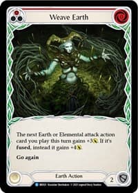 Weave Earth (Red) - Blitz Deck: Tales of Aria - Briar - Flesh and Blood TCG card