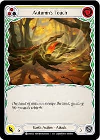Autumn's Touch (Yellow) - Blitz Deck: Tales of Aria - Briar - Flesh and Blood TCG card