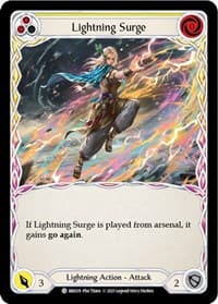 Lightning Surge (Yellow) - Blitz Deck: Tales of Aria - Briar - Flesh and Blood TCG card