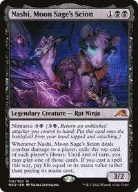 Nashi, Moon Sage's Scion - Kamigawa: Neon Dynasty - Magic: The Gathering card