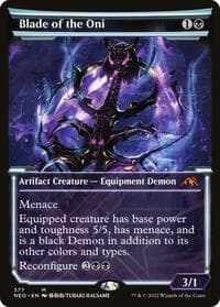 Blade of the Oni (Showcase) - Kamigawa: Neon Dynasty - Magic: The Gathering card