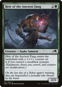 Heir of the Ancient Fang - Kamigawa: Neon Dynasty - Magic: The Gathering card