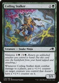 Coiling Stalker - Kamigawa: Neon Dynasty - Magic: The Gathering card