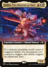 Isshin, Two Heavens as One (Extended Art) - Kamigawa: Neon Dynasty - Magic: The Gathering card