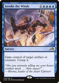 Invoke the Winds - Kamigawa: Neon Dynasty - Magic: The Gathering card