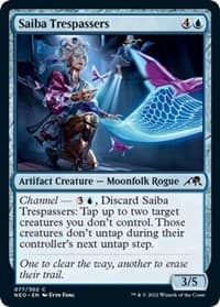 Saiba Trespassers - Kamigawa: Neon Dynasty - Magic: The Gathering card