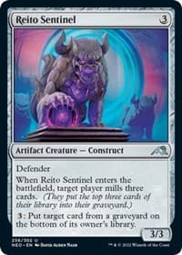 Reito Sentinel - Kamigawa: Neon Dynasty - Magic: The Gathering card
