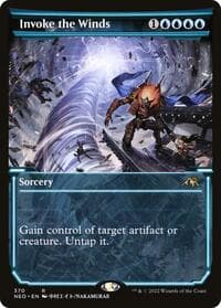 Invoke the Winds (Showcase) - Kamigawa: Neon Dynasty - Magic: The Gathering card