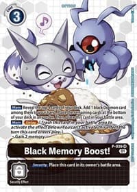 Black Memory Boost! - P-039 (Next Adventure Box Promotion Pack) - Digimon Promotion Cards - Digimon Card Game card