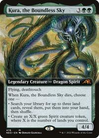 Kura, the Boundless Sky (Extended Art) - Kamigawa: Neon Dynasty - Magic: The Gathering card