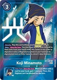 Koji Minamoto (Box Topper) - Next Adventure - Digimon Card Game card
