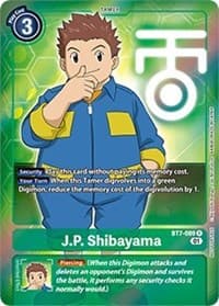 J.P. Shibayama (Box Topper) - Next Adventure - Digimon Card Game card