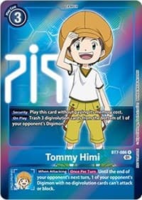 Tommy Himi (Box Topper) - Next Adventure - Digimon Card Game card