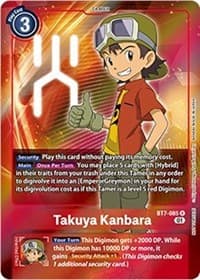Takuya Kanbara (Box Topper) - Next Adventure - Digimon Card Game card