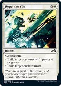 Repel the Vile - Kamigawa: Neon Dynasty - Magic: The Gathering card