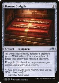 Bronze Cudgels - Kamigawa: Neon Dynasty - Magic: The Gathering card