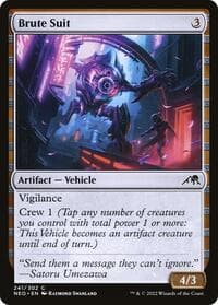 Brute Suit - Kamigawa: Neon Dynasty - Magic: The Gathering card