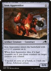Iron Apprentice - Kamigawa: Neon Dynasty - Magic: The Gathering card